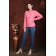 Stylish Polyester Fit Pretty Pink Women's Shirt