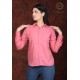 Stylish Polyester Fit Pretty Pink Women's Shirt