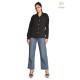 Fabulous Stylish Polyester Black Women's Shirt