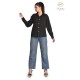 Fabulous Stylish Polyester Black Women's Shirt