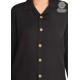 Fabulous Stylish Polyester Black Women's Shirt