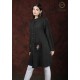 Trendy Casual Wear Cotton Black Chambray Women Kurti Dress