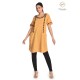 Classy Trendy Cotton Straight Comfy Light Orange Kurti