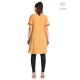 Classy Trendy Cotton Straight Comfy Light Orange Kurti