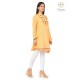 Amazing Floral Designer Neck Beautiful Casual Cotton Women's Yellow Kurti