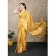 Pretty Yellow Party Wear Beautiful Silk Women's Saree