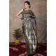 Beautiful Silk Traditional Royal Black Shining Saree 