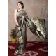 Beautiful Silk Traditional Royal Black Shining Saree 