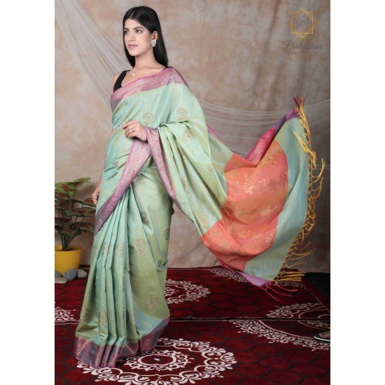 Traditional Multicolor Beautiful Party Wear Women's Saree 